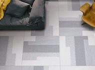 Desgaste do azulejo 600x600 milímetro do tapete do esmalte do Inkjet que resiste Grey Color claro