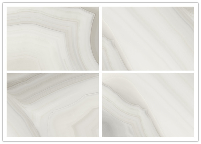 O assoalho cerâmico do efeito de mármore da forma telha 24 x 48 x 0,47 polegadas resistentes aos ácidos das telhas internas da porcelana