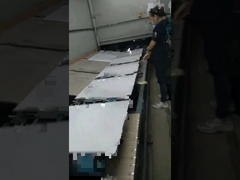 Produção de ladrilho porcelânico bege ágata FP86A83