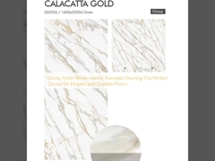 Piso de porcelana interior de acabamento branco brilhante A escolha perfeita para pisos elegantes e duráveis