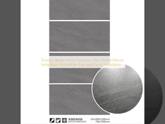 Método de Instalação com Argamassa Thinset para Azulejos de Porcelana Bege Duráveis para Interiores para Instalação Fácil e Rápida