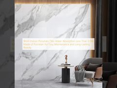 9mm azulejos de porcelana interior absorção de água Menos de 0,5% Feito de porcelana para fácil manutenção e beleza duradoura