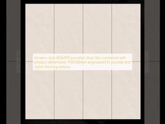 Pisos de porcelanato de estilo moderno 800x800 combinados com dimensões do produto 7501500mm projetados para fornecer opções de piso elegantes