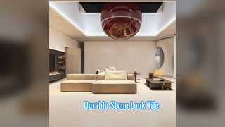 Pisos modernos de porcelanato com aparência de pedra de 9 mm