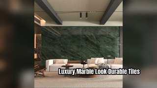 Grande formato durável 1200x2700 da telha de mármore luxuosa da porcelana do olhar