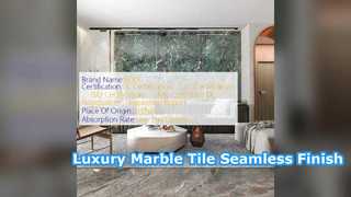 Azulejo de porcelana luxuoso com aparência de mármore 1200x2700mm