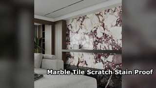 Resistente a manchas de porcelanato com aparência de mármore