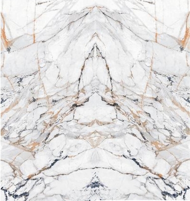 Bancadas lustradas de mármore da pedra da laje das telhas de assoalho do granito da cor azul 1200x2700x6mm