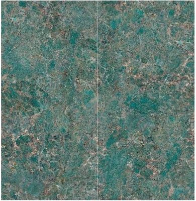 A laje do mármore da cor verde lustrou a espessura das telhas de assoalho 6mm do granito
