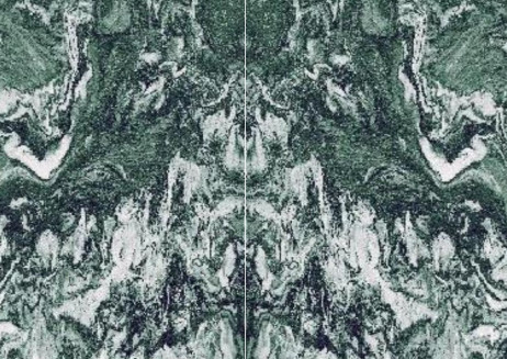 Risco branco de Grey Colour Marble Slab Tile do verde da onça do feiticeiro resistente