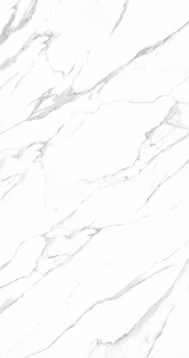 Azulejo de porcelana de mármore branco elegante pedra de neve resistente a ácidos