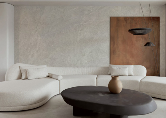 3 azulejos de porcelana de interior com acabamento polido e absorção de água de 0,5%