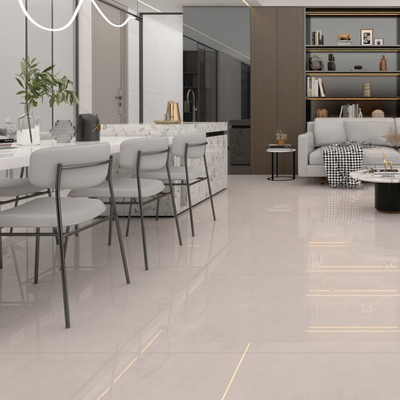 Fácil manutenção Chapas de piso de porcelana 10mm Matt Finish Resistente a manchas para espaços de vida internos