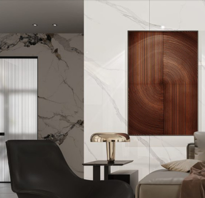 9 mm espessura azulejos de porcelana interior de pedra com resistência a manchas