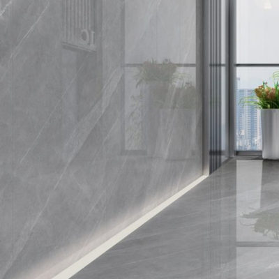 00,5% de absorção de água azulejos de porcelana interior em cinza com 4 padrões