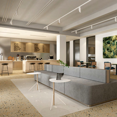 Absorção de água 0,5% Telas de porcelana para interiores Espessura 12 mm Fácil manutenção Para projetos residenciais