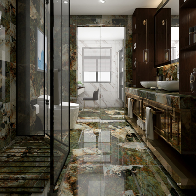 Matt Finish Indoor Porcelain Tiles 12mm espessura 0,5 % Absorção de água para pisos sofisticados