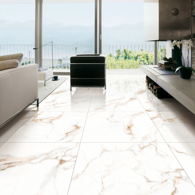 4 Painéis de azulejos de porcelana para interiores e exteriores de padrão para fácil manutenção