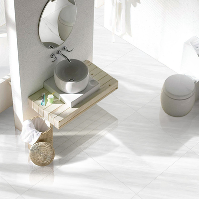 Chapas de pedra de porcelana para interiores resistentes a arranhões e manchas para solução de piso de baixa manutenção