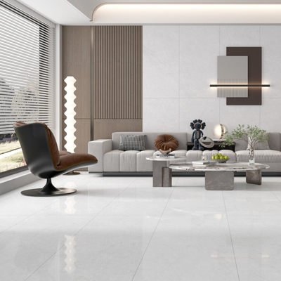 Painéis de azulejos de porcelana de interior em branco para espaços de baixa manutenção