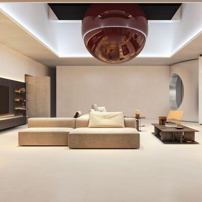 Resistente ao desgaste Moderna telha de porcelana com espessura de 9 mm e pedra olha perfeito para projetos modernos de design de interiores