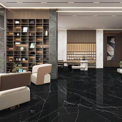 Azulejo de Porcelana com Aparência de Mármore Durável Oferecendo Método de Instalação com Argamassa Colante Proporcionando Soluções de Superfície Duradouras