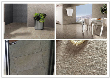 O assoalho cerâmico vitrificado do arenito telha a superfície convexa côncava do teste padrão 	Telha da porcelana do olhar do cimento