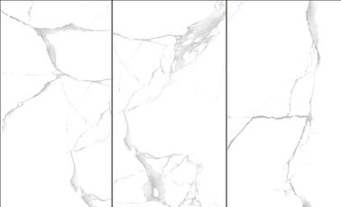 a porcelana interna da espessura de 10mm telha a cor branca super dos painéis de parede do chuveiro