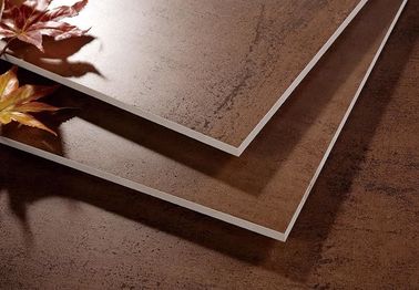 Telha de Mesa Rust Rust Color Porcelain da plaza, não deslizamento luxuoso telhas internas retificadas da porcelana da telha da borda