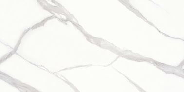 Telha de assoalho de mármore vitrificada da porcelana da sala de visitas do olhar, telha lustrada Porcelanato da porcelana