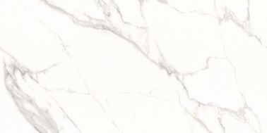 Telha de assoalho interior da porcelana da sala de exposições/assoalho cerâmico branco de alto brilho da porcelana 1800X900