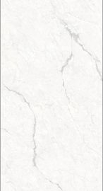 O branco grande Matt Surface Marble Look Porcelain da laje de 1200 X2400mm telha para a telha exterior da parede e a telha de assoalho