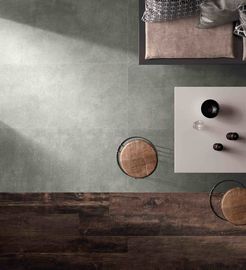 Telha fina da porcelana 600x1200 de Grey Rough Matte 4.8mm
