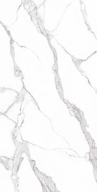telha de assoalho vitrificada lustrada rústica da porcelana de Formatindoor da cor branca exterior de 1200x2400mm grande