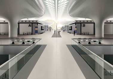 o tamanho grande do banheiro lustrou telhas de assoalho inglesas bege das telhas de assoalho 1600x3200mm da porcelana das telhas de mármore do olhar