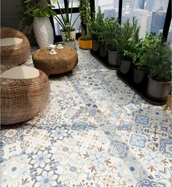 Matte Finished modelado 8mm 8' azulejo do banheiro de X8