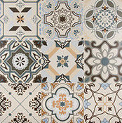 Telha de assoalho cerâmica da porcelana da sala de visitas de Art Balcony 10mm da sublimação
