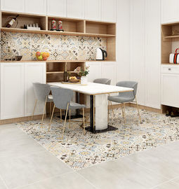 Telha de assoalho decorativa da porcelana da sala de visitas do cimento 600x600 milímetro