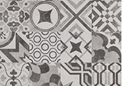 Azulejo decorativo do preto da parede 24x24 12x12