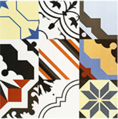 Toalete colorido V4 24' dos testes padrões azulejo do banheiro de X24