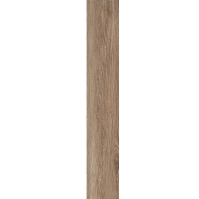 48 x 8 polegadas deslizam não a cor interna de Matt Surface Wood Look Brown das telhas da porcelana